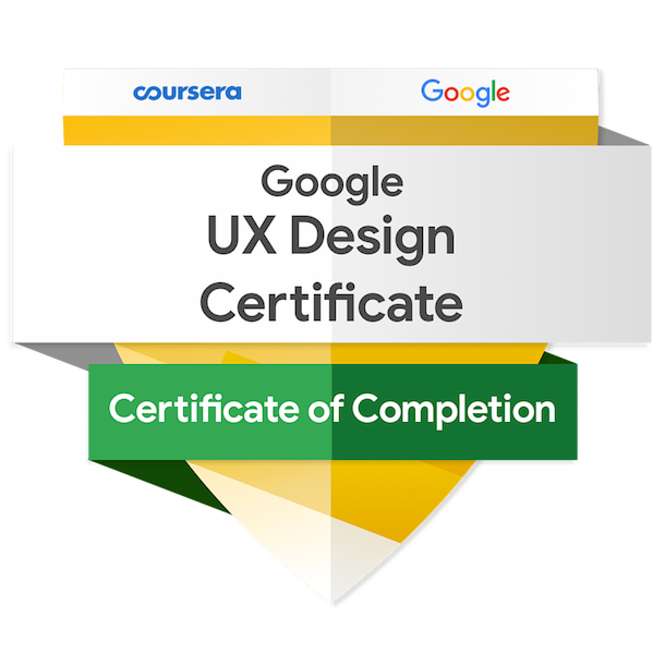google ux design certificate